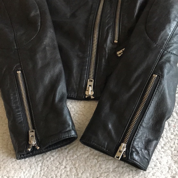 Closed Oakes leather moto jacket S - Picture 11 of 16